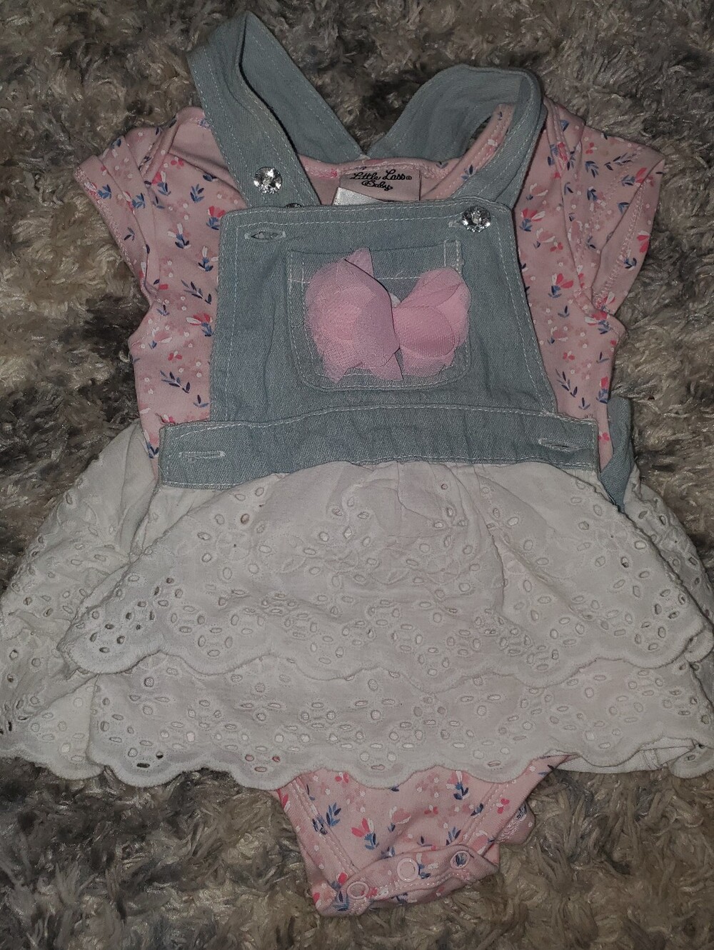Girls 24 Month Overalls/Bodysuit